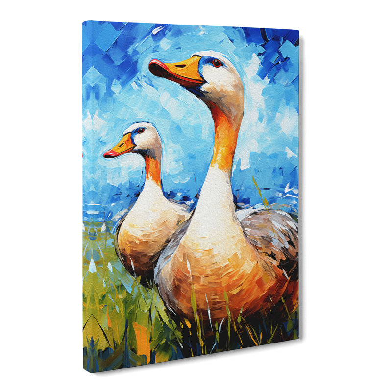 Goose Expressionism - Print, 50cm H x 35cm W x 3cm D