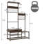 Banc de vestibule 4-en-1 avec portemanteau et rangement