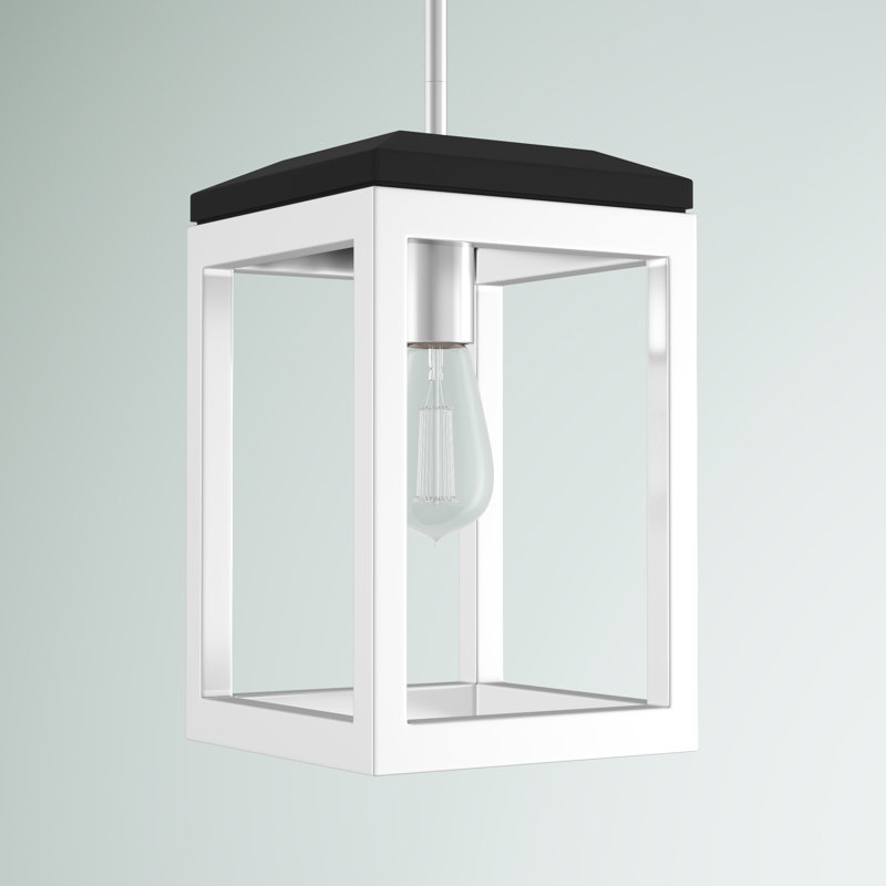 Luminaire suspendu rectangulaire à 1 lumière Adel