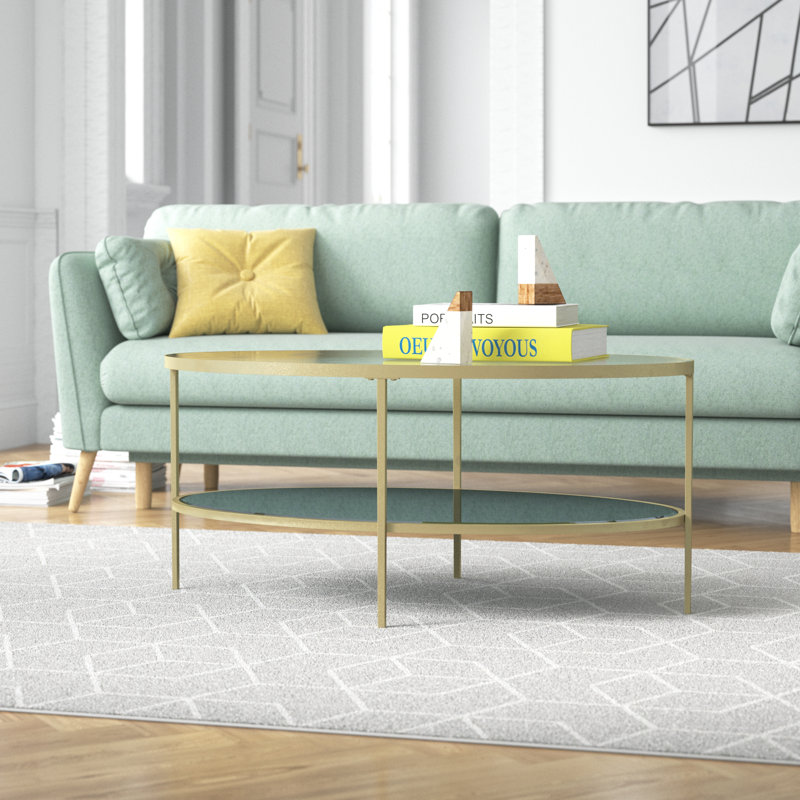 Ambrine Four Leg Coffee Table with Storage