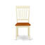 Chaises de salle à manger Danbury - Ensemble de 2 chaises à dossier en lattes, babeurre et cerise-2009938954-2009938964
