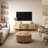 Shelsea TV Stand for TVs up to 75",Mid-Century Modern Entertainment Console with 2 Doors and 4 Drawers-578395929