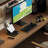 Brown L-Shaped Solid Wood desk-108678452-108678449