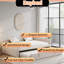 Modern Soft Upholstered L-Shaped Daybed with Twin Trundle-1900237460