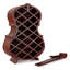 Buffington Floor Wine Bottle Rack Brown