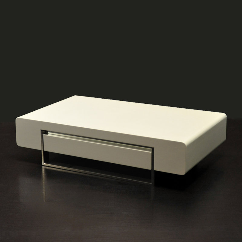 Gonsales Single Coffee Table, White