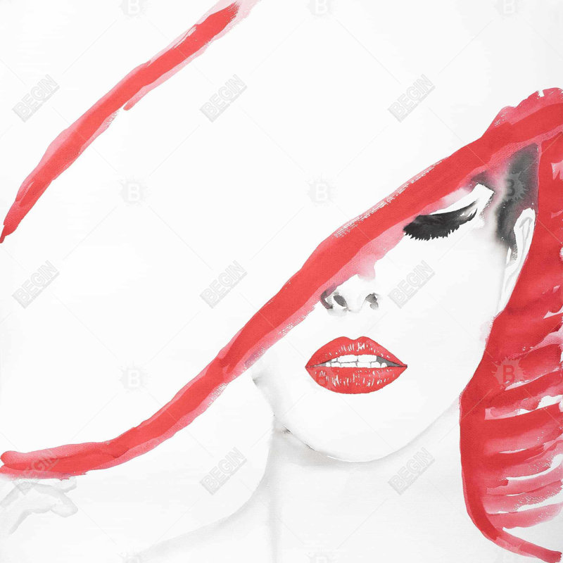 " Woman With A Summer Hat "