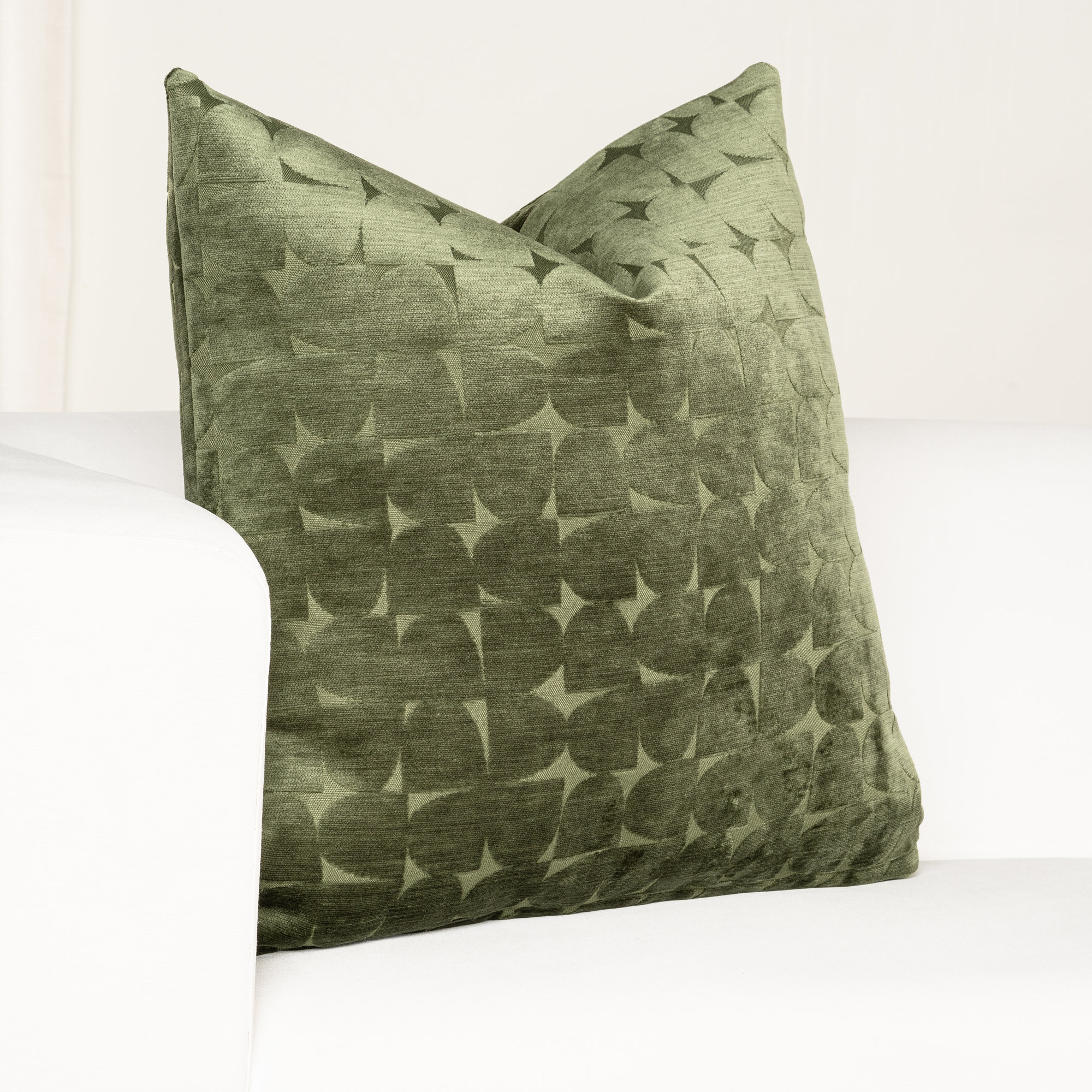 Gumdrop Throw Pillow, Square 26", Blue, Feather