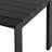 Silvia 6-Person Black Aluminum Patio Dining Table-96087875