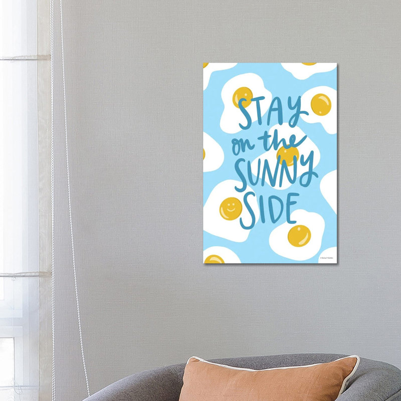 «Stay on the Sunny Side», reproduction d'art sur toile tendue, 26" x 18", Gallery Wrapped Canvas, No Frame