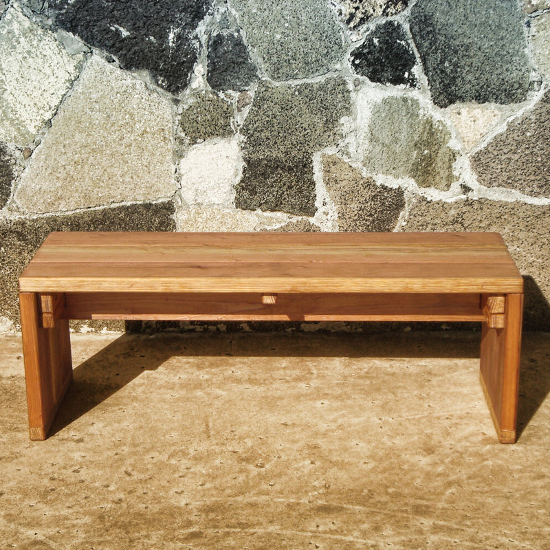 Banc de jardin en bois, Super Deck, H 17 po x l 48 po x P 11 po