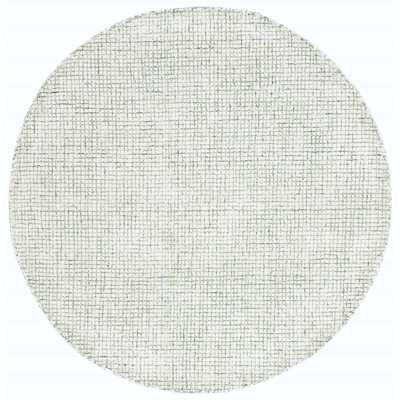 Rowe Ivory Green Hand-Tufted Abstract Rug