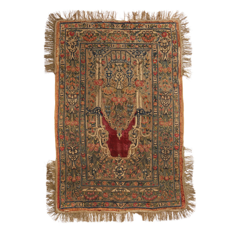 One-of-a-Kind Rectangle 4' X 6' Hand Knotted Area Rug