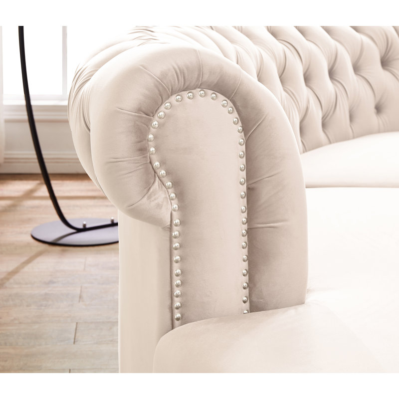 Canapé modulaire Mousseau, Crème