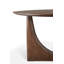 Geometric Round Solid Wood Dining Table
