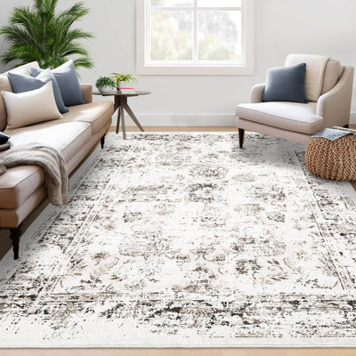 Rectangle Abstract Area Rug