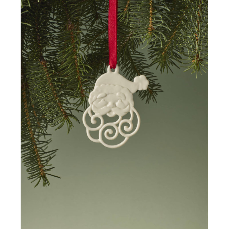 Pierced Santa Charm Ornament