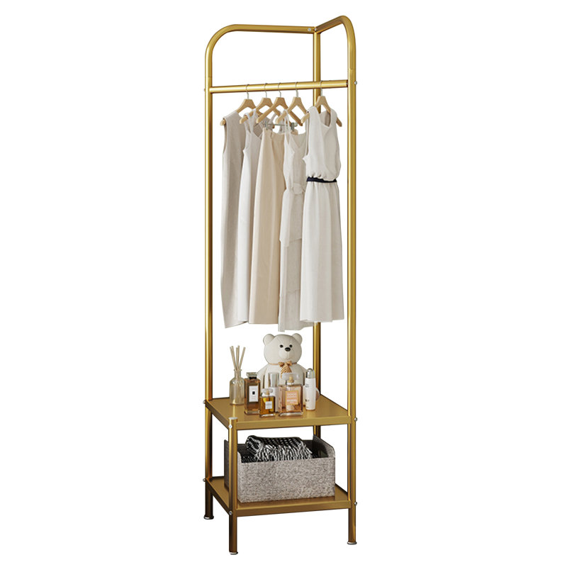Freestanding 1 - Hook Coat Rack, Gold