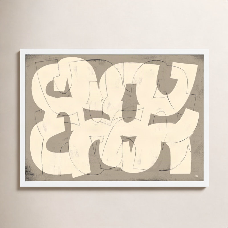 Drawing By StudioM Painting by StudioM, 21" H x 30" W x 1.25" D, White Framed Paper