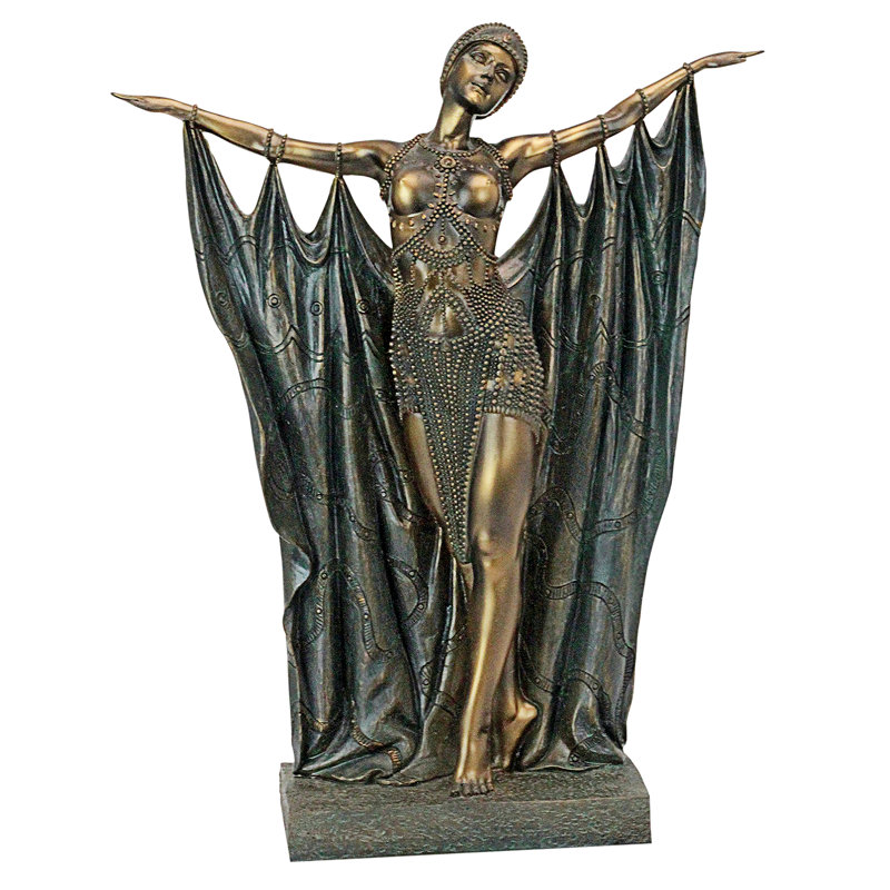 Figurine grand reine danseuse art déco