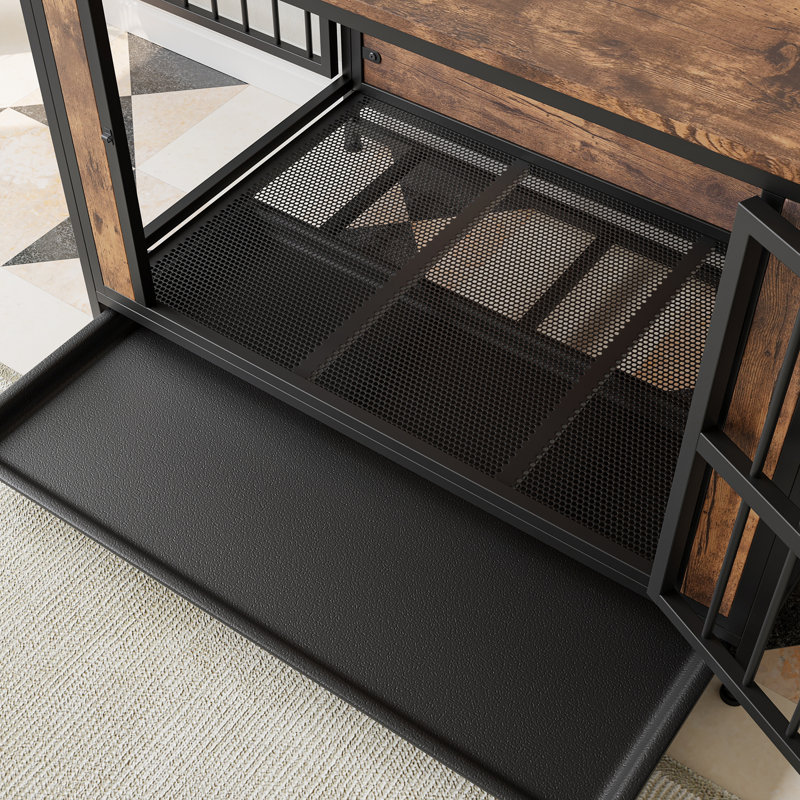 Table de caisse en bois pour chien, H 28,07 po x l 38,9 po x P 23,78 po