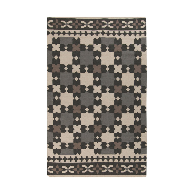 Kramer Wool Geometric Indoor Rug, Rectangle 3'6" x 5'6"