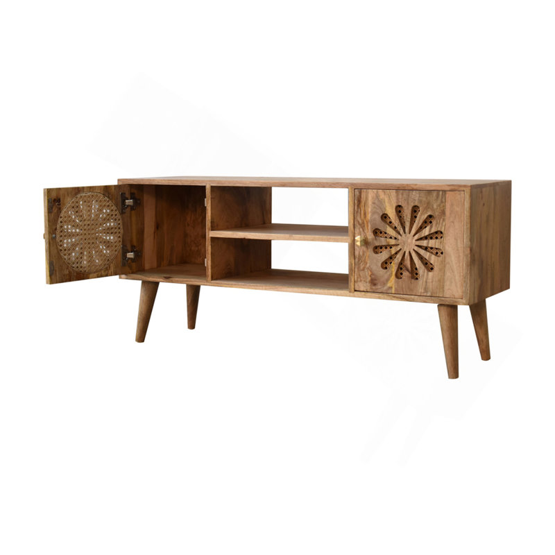 Unité multimédia en bois Rosalie