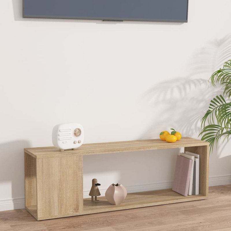 Azeeza Unfinished TV Stand, Sonoma Oak