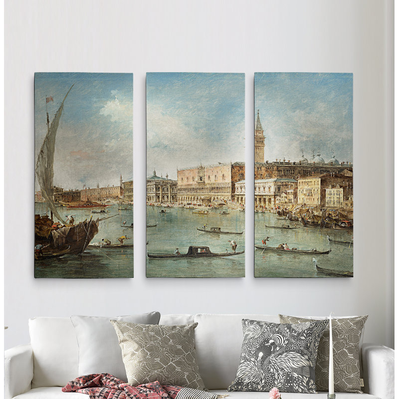 Impression sur toile, impression à multiples images, H 32 po x l 48 po x P 1,5 po