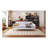 Full Size Upholstered Daybed with 4 Support Legs,Beige