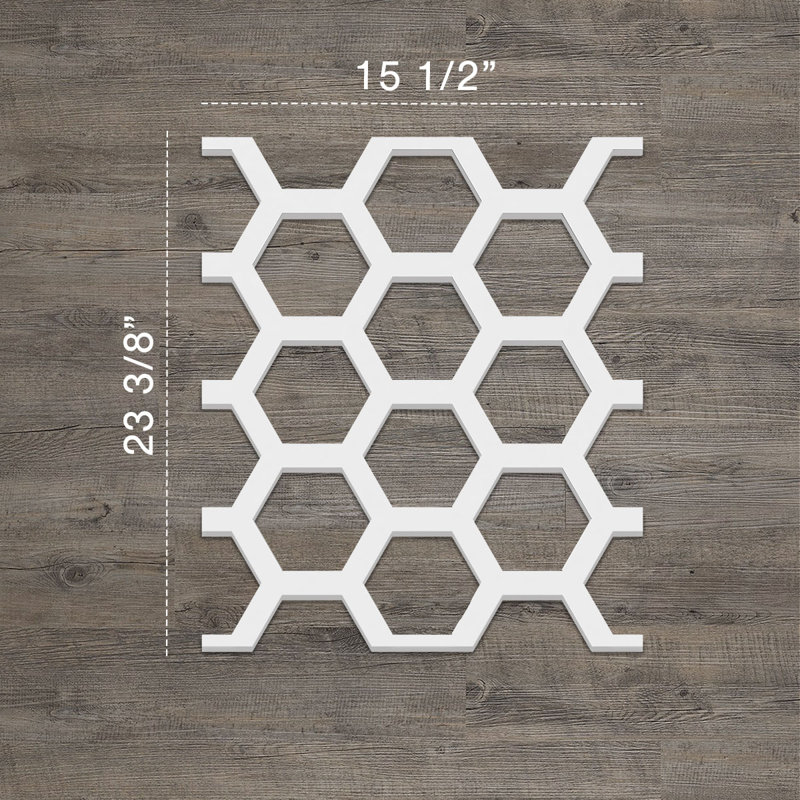 Panneau mural Westmore, H 23,375 po x l 15,5 po x P 0,375 po