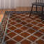 Tapis brun en laine crocheté à la main Hollander-21304854