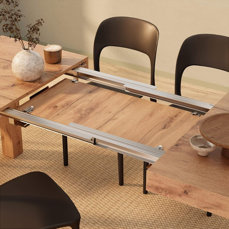 First Extendable Table, 47,2 X31,5 In, Rusti...