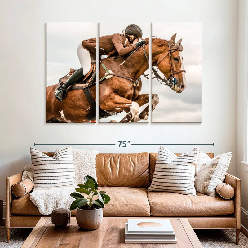Sireci Equestrian Show Jumping, 42" H x 65" W