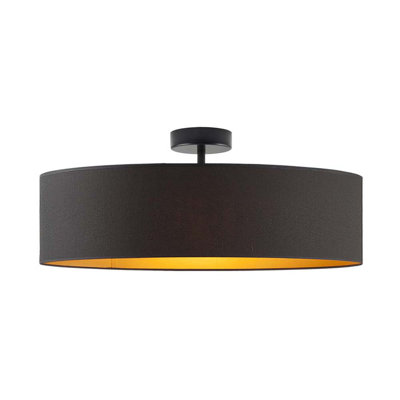 Sundquist Fabric Semi Flush Mount