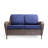 Ensemble de conversation avec coussins pour 4 personnes Parzyck