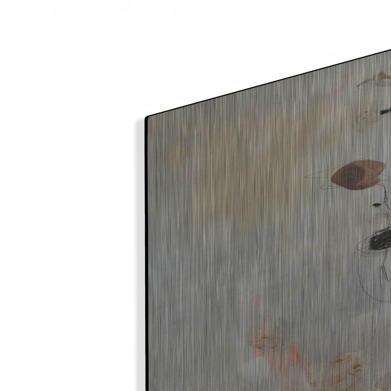 Ivy Bronx «Echoes Of Form» par Svetlana Aleynikova, art mural en métal, H 36 po x l 24 po