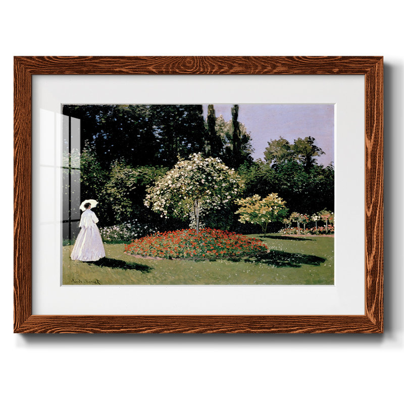 Monet, impression sur papier encadrée, Érable, H 28 po x l 42 po x P 1,5 po