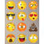 Adhésif décoratif emoji faces-1892600977