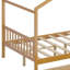 Lit plateforme House avec deux tiroirs, tête et pied de lit, toit-432655056