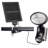 Black Abs Low Voltage Solar Powered Integrated LED Spotlight