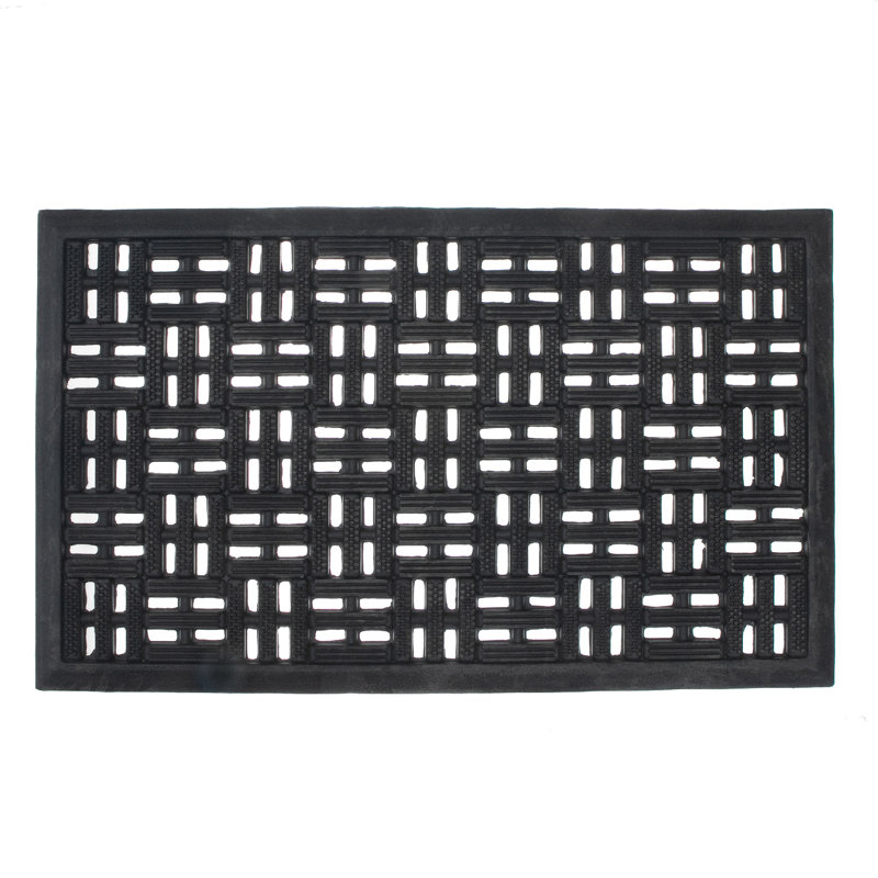 Tapis carré en caoutchouc