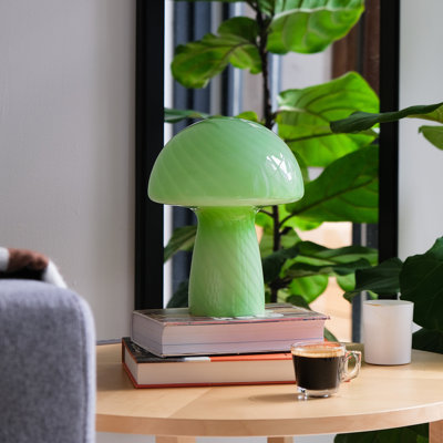 Petite lampe de table en verre