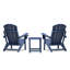 Ensemble de 2 chaises pliantes pour l'extérieur Adirondack