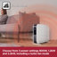 Black And Decker 2200W 7500 BTU Electric Panel Space Heater with Adjustable Thermostat and with Digital Display