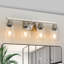 Applique murale de salle de bain 4 lumières Farmhouse Vanity Lights (sans ampoules)-1818466724
