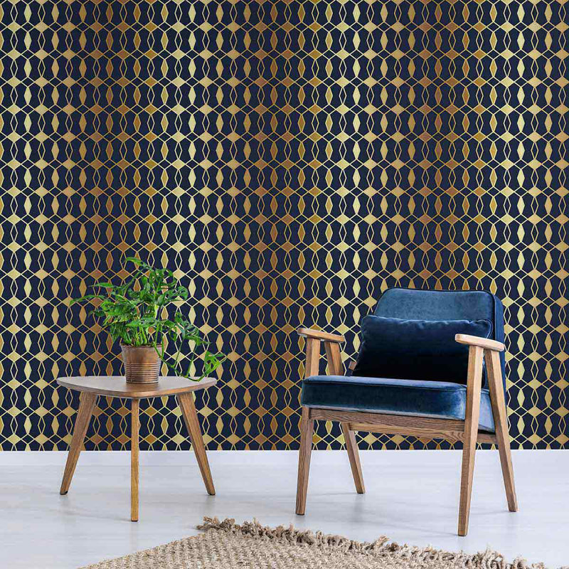 Panneau de papier peint Trellis, L 8,5 po x l 24 po