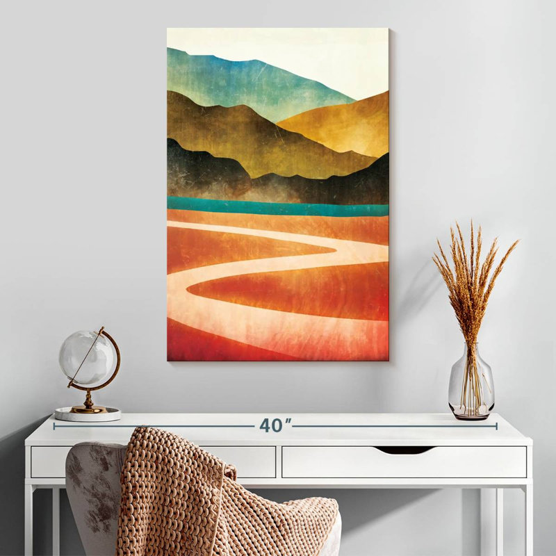 Avery Mountain Trail Abstract, 30" H x 20" W