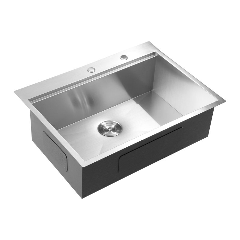 Évier de cuisine polyvalent en acier inoxydable avec poste de travail pour une cuisson efficace