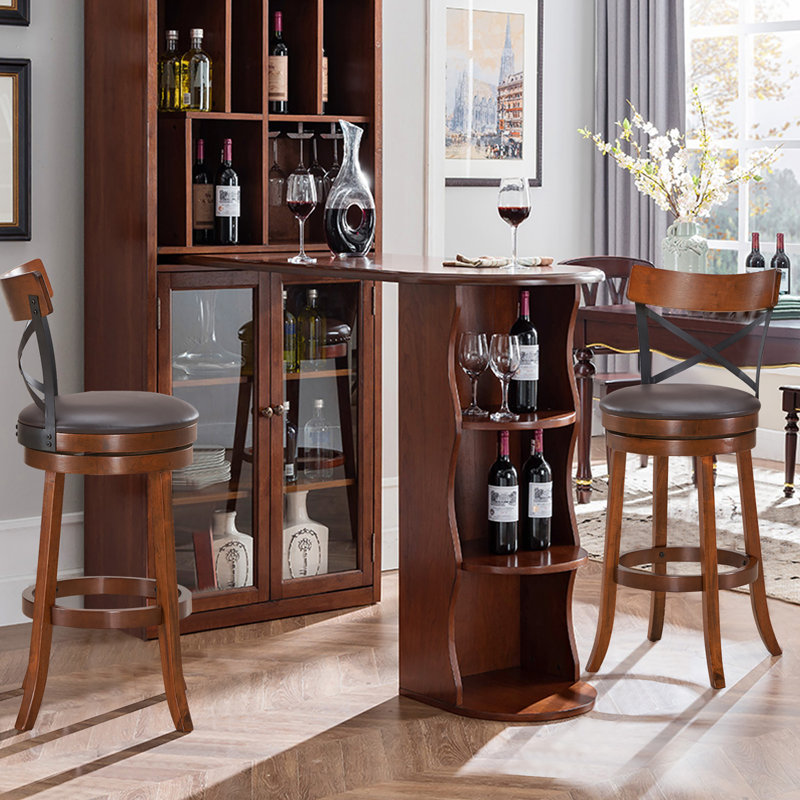 Tabouret de bar Laclair, 4, Tabouret de bar (hauteur d'assise de 29,5 po)